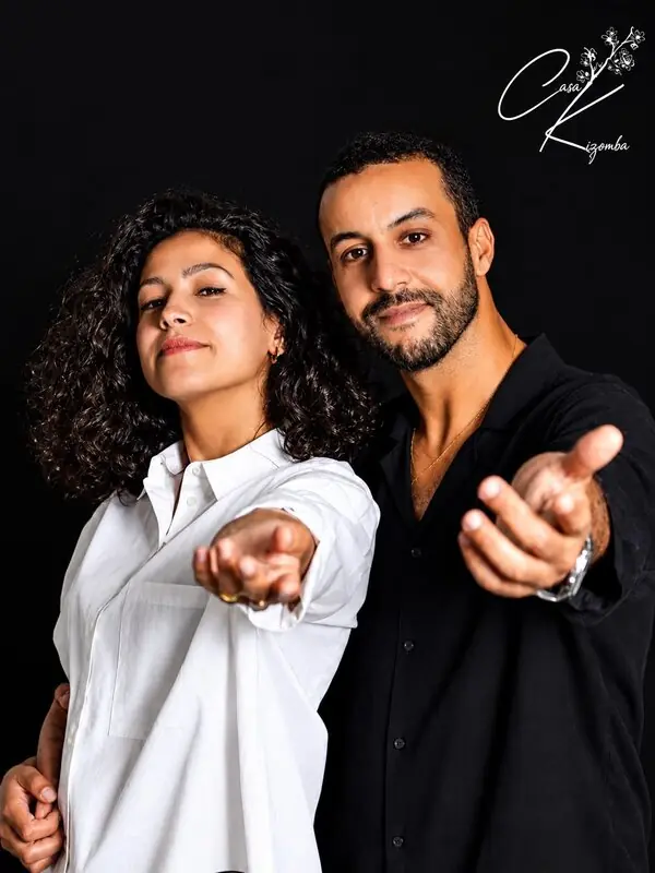 Hiba et Aladin, instructeurs de kizomba à Rabat